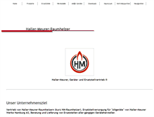 Tablet Screenshot of haller-meurer.de