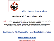 Tablet Screenshot of haller-meurer.com